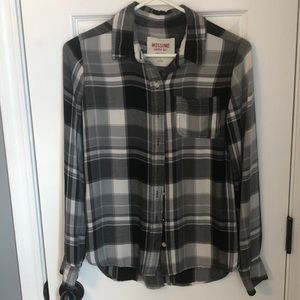 Mossimo Buffalo Plaid Boyfriend Shirt